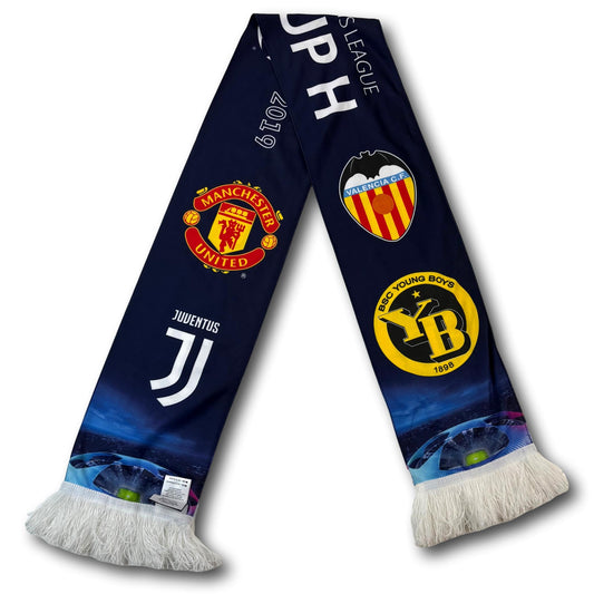 Valencia CF / BSC Young Boys /Manchester United / Juventus Turin - UEFA Champions League 2018-19 - Supporter scarf
