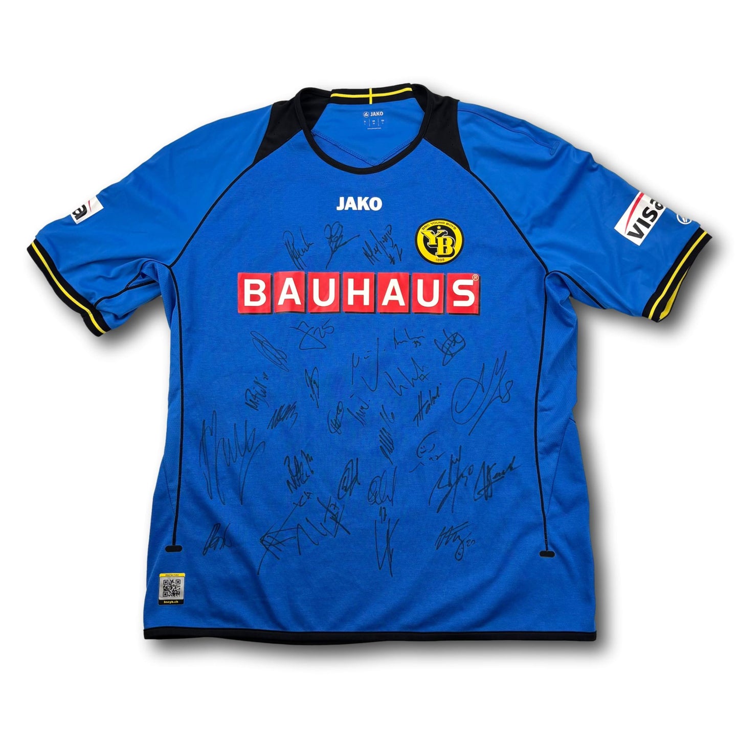 BSC Young Boys - 2012-13 - Away - L - Jako - Nef #4 - signed