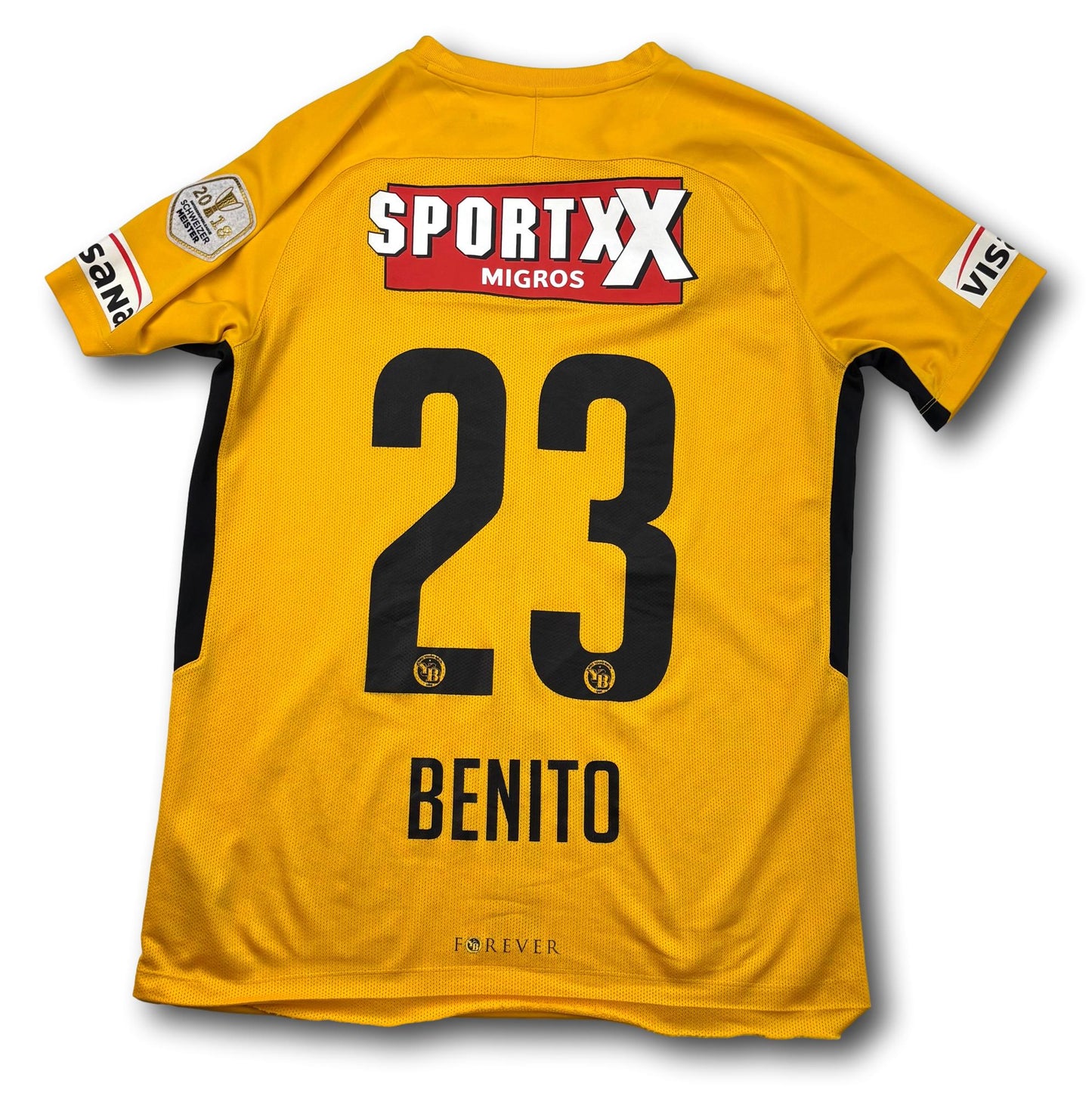 BSC Young Boys - 2018-19 - Matchworn - Heim - L - Nike - Benito #23