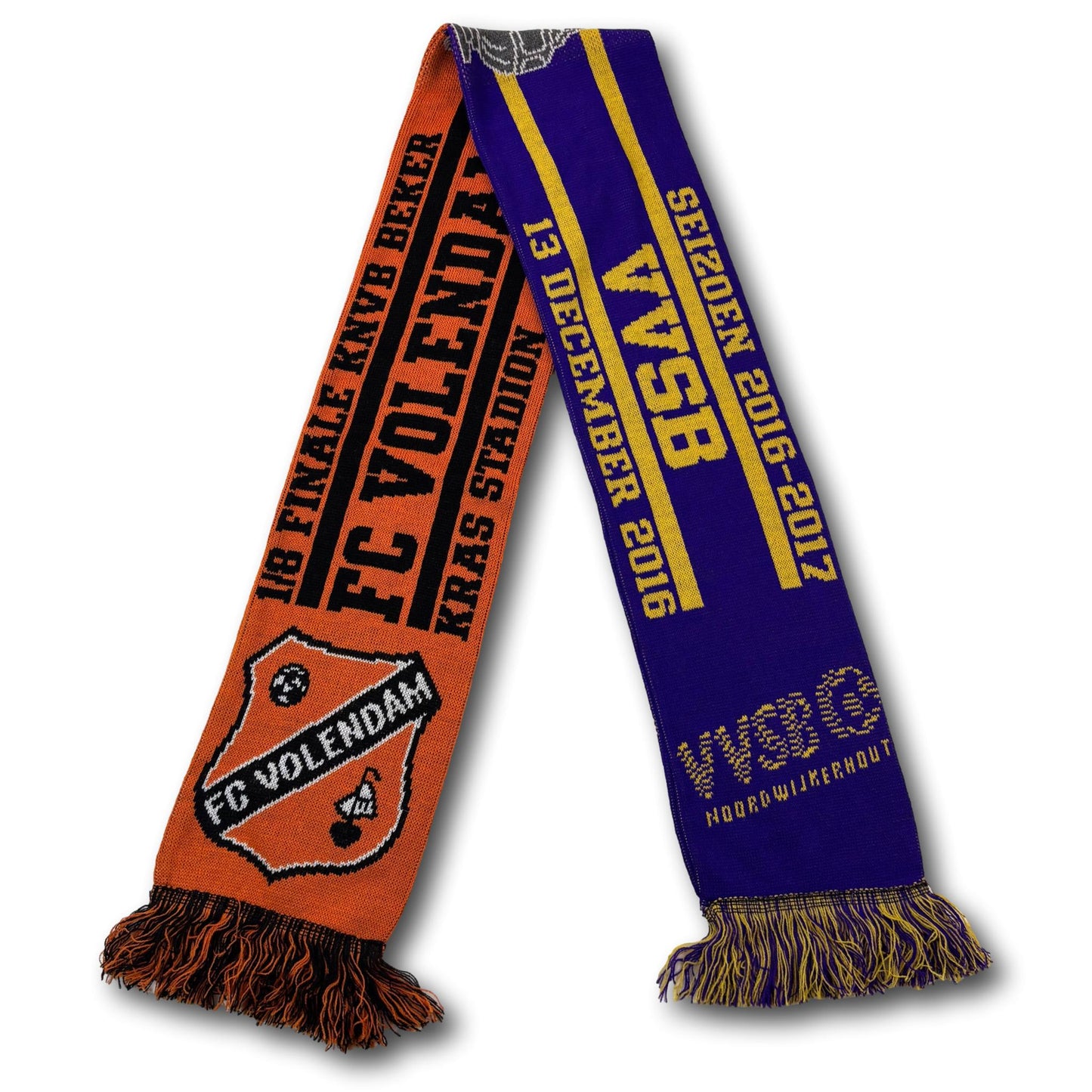 VVSB / FC Volendam - huitièmes de finale KNVB Beker 2016 - écharpe de supporters
