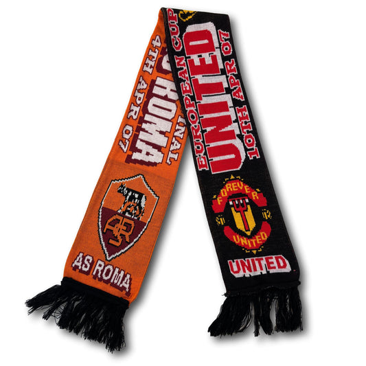AS Roma / Manchester United - UEFA Champions League Quarter-final 2007 - Fan scarf