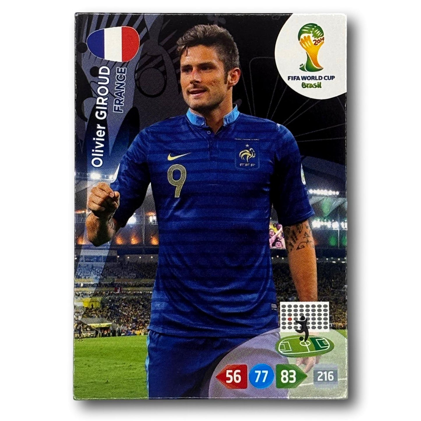 Adrenalyn FIFA World Cup 2014 - Olivier Giroud