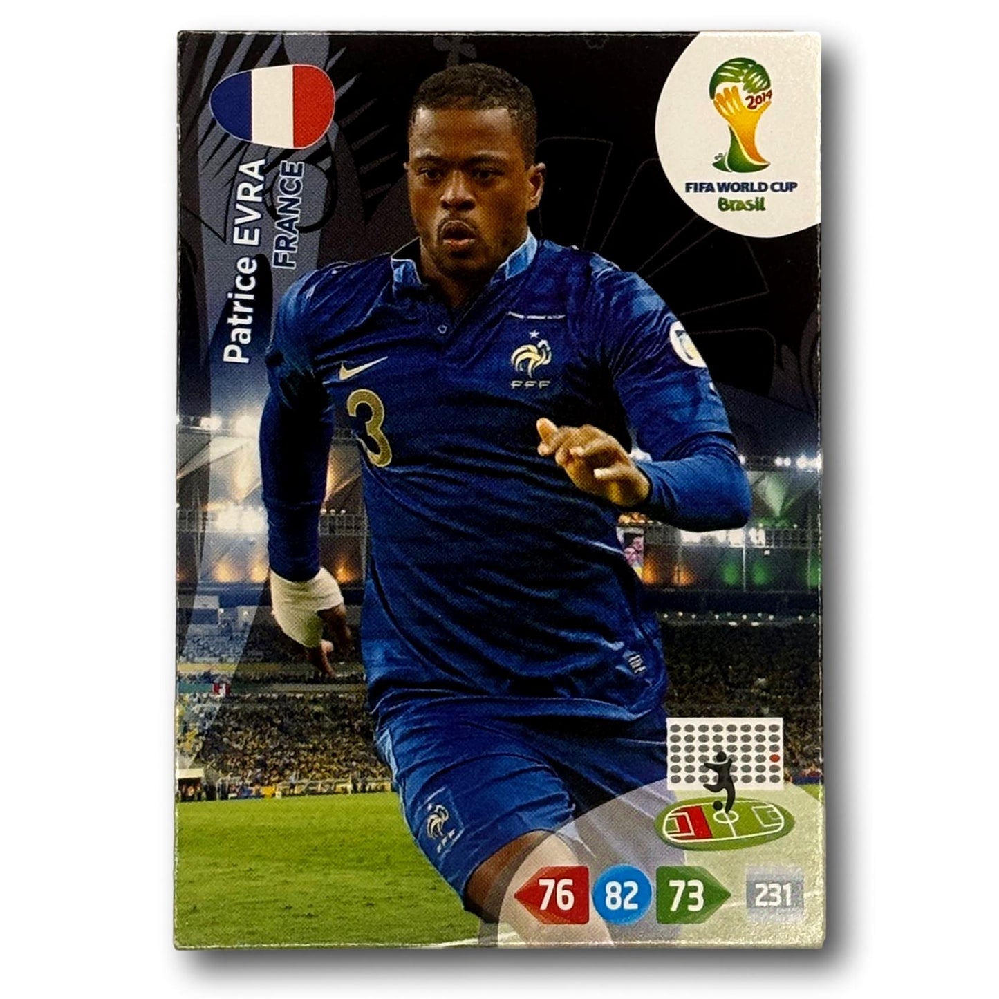 Adrenalyn FIFA World Cup 2014 - Patrice Evra