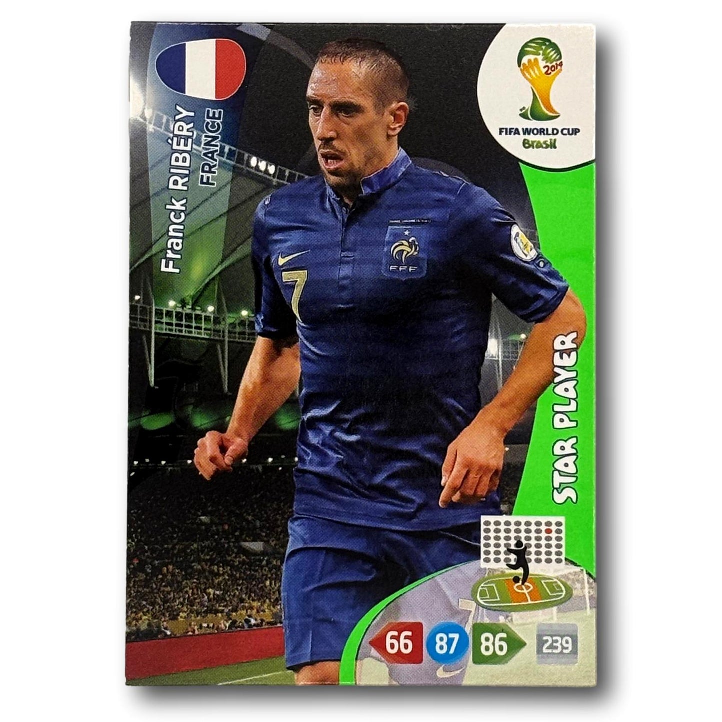 Adrenalyn FIFA World Cup 2014 - Star Player - Franck Ribéry