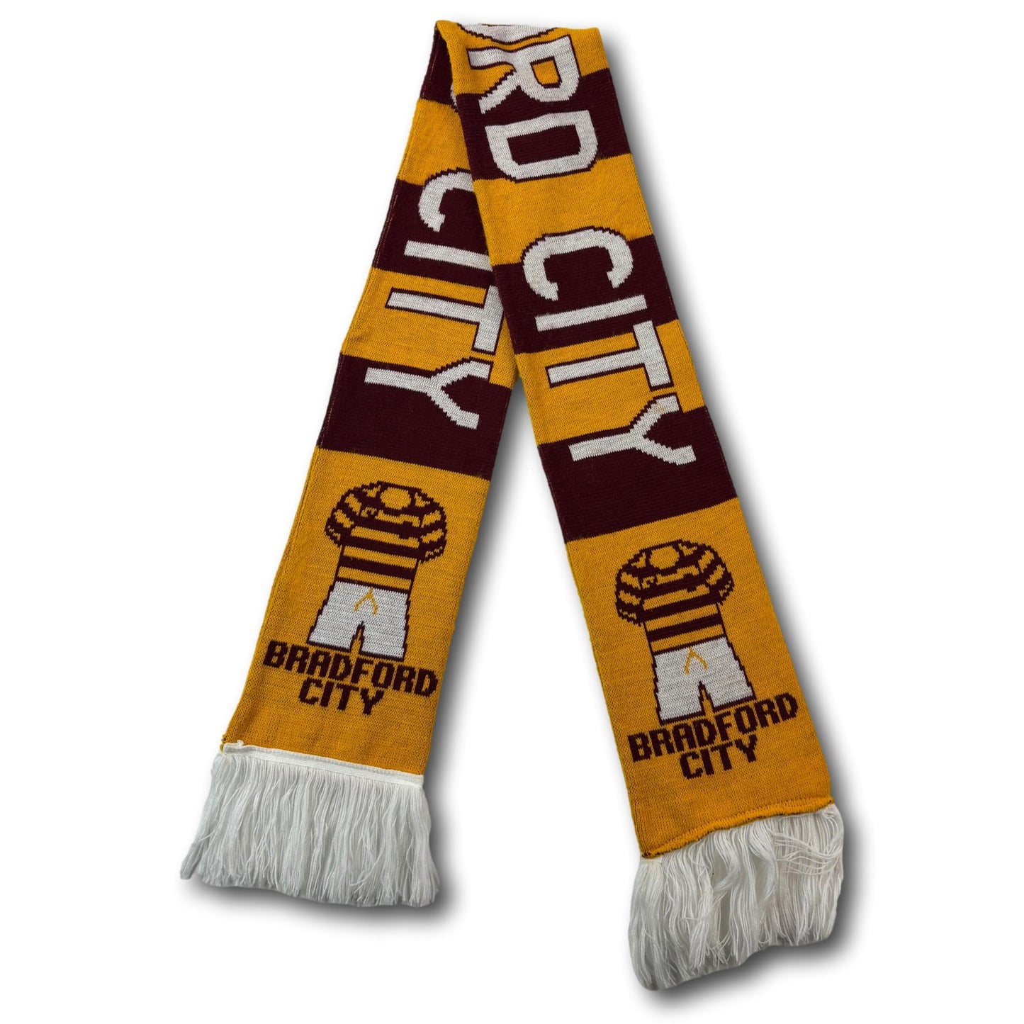Bradford City fan scarf