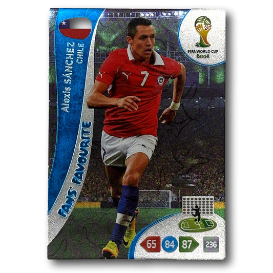 Adrenalyn FIFA World Cup 2014 - Le Chouchou des Fans - Alexis Sanchez