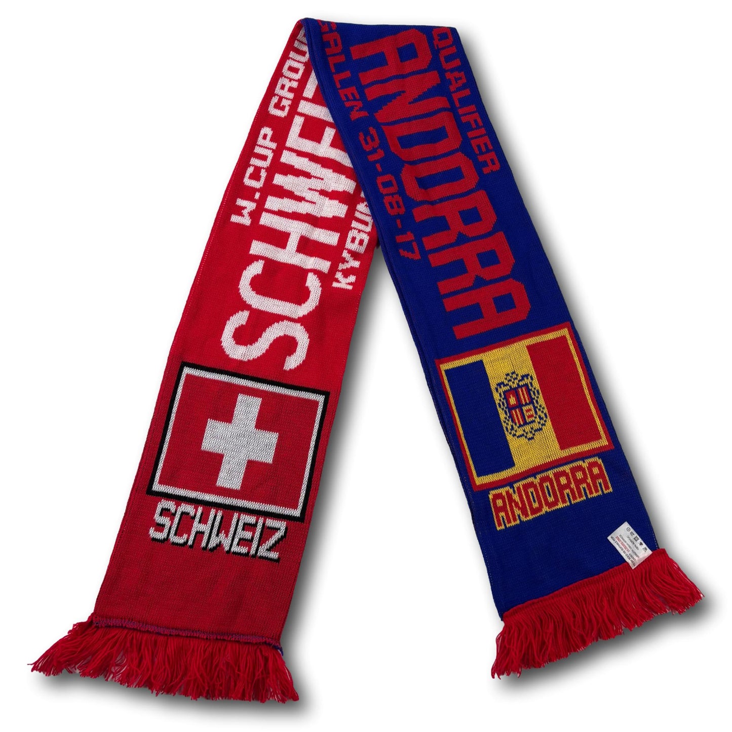 Schweiz / Andorra - WM-Qualifikationsspiel 2017 - Fanschal
