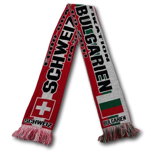 Switzerland / Bulgaria - European Championship Qualifying Match 2011 - Fan Scarf