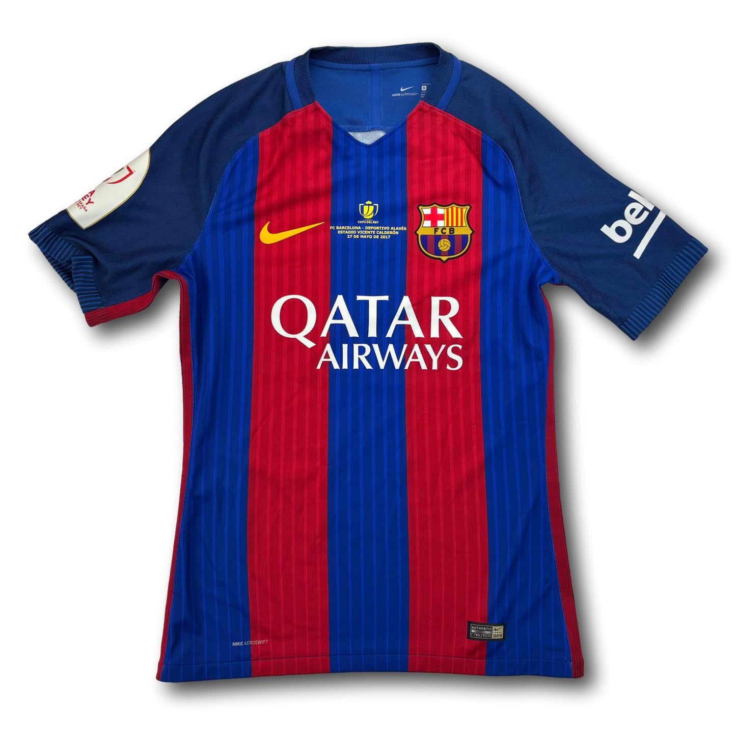 FC Barcelone - 2016-17 - Maillot porté à domicile - M - Nike - Neymar Jr. #11