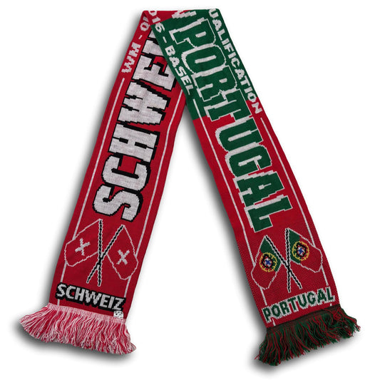Switzerland / Portugal - 2016 World Cup Qualifying Match - Fan Scarf