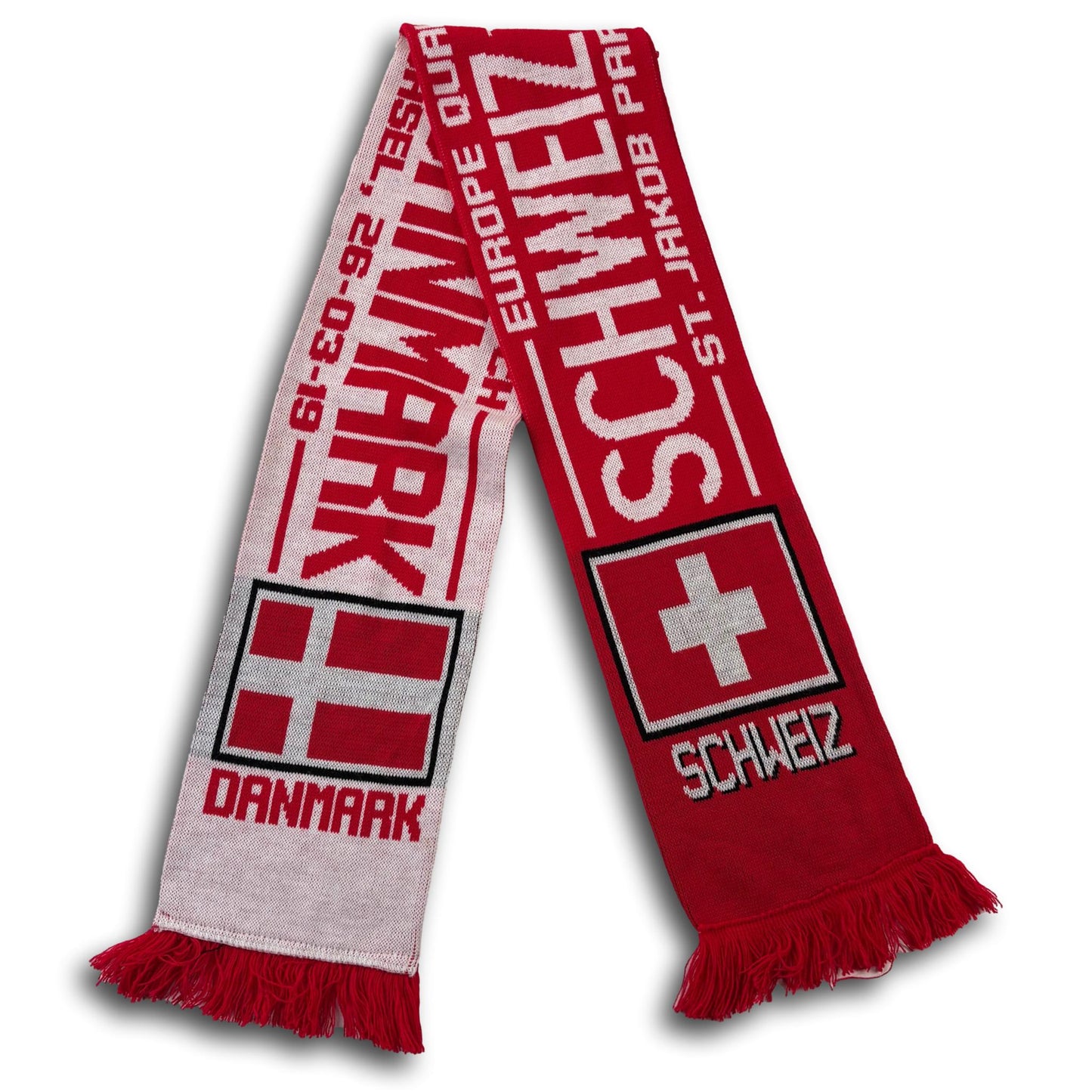 Suisse / Danemark - Match de qualification pour le Championnat d'Europe 2019 - Écharpe de supporter