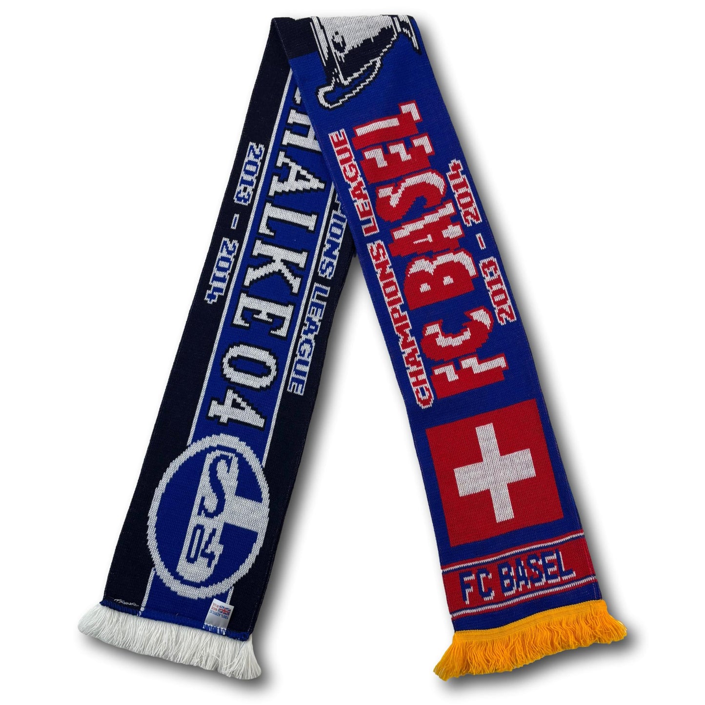 FC Schalke 04 / FC Basel - UEFA Champions League 2013/2014 - fan scarf