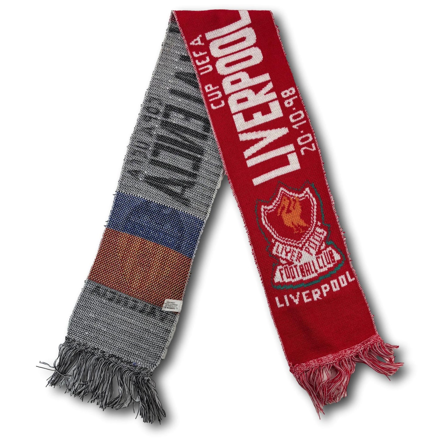 Liverpool FC / Valencia CF - UEFA Cup 1998 - Supporter's scarf