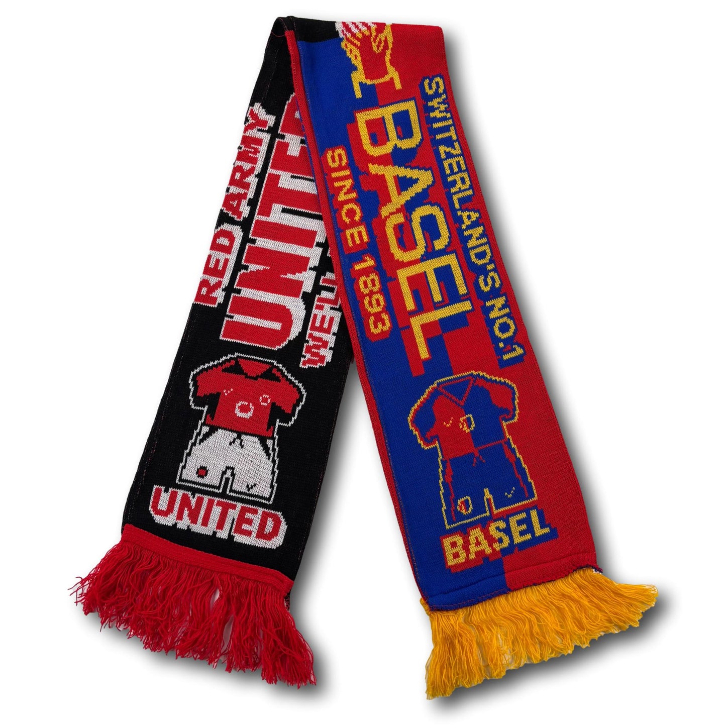 Manchester United / FC Basel - fans scarf