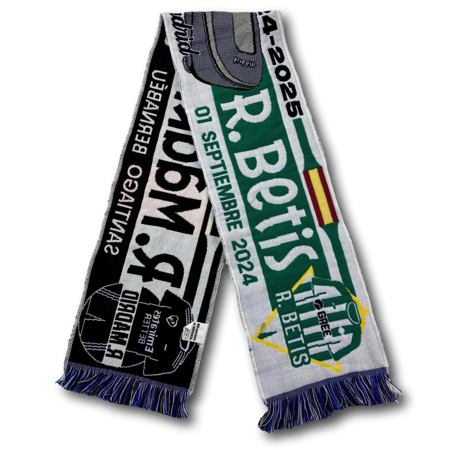 Écharpe de supporter Real Madrid / Real Betis - Saison 2024/25