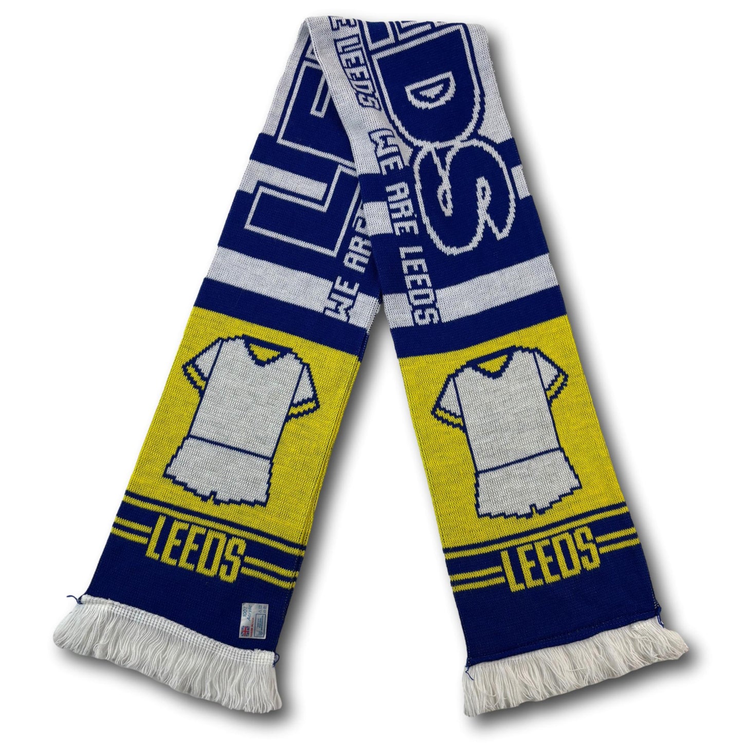Leeds United fan scarf