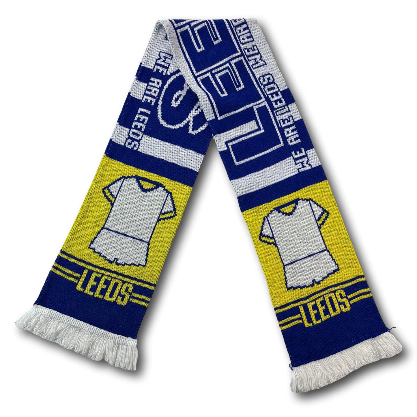 Leeds United fan scarf