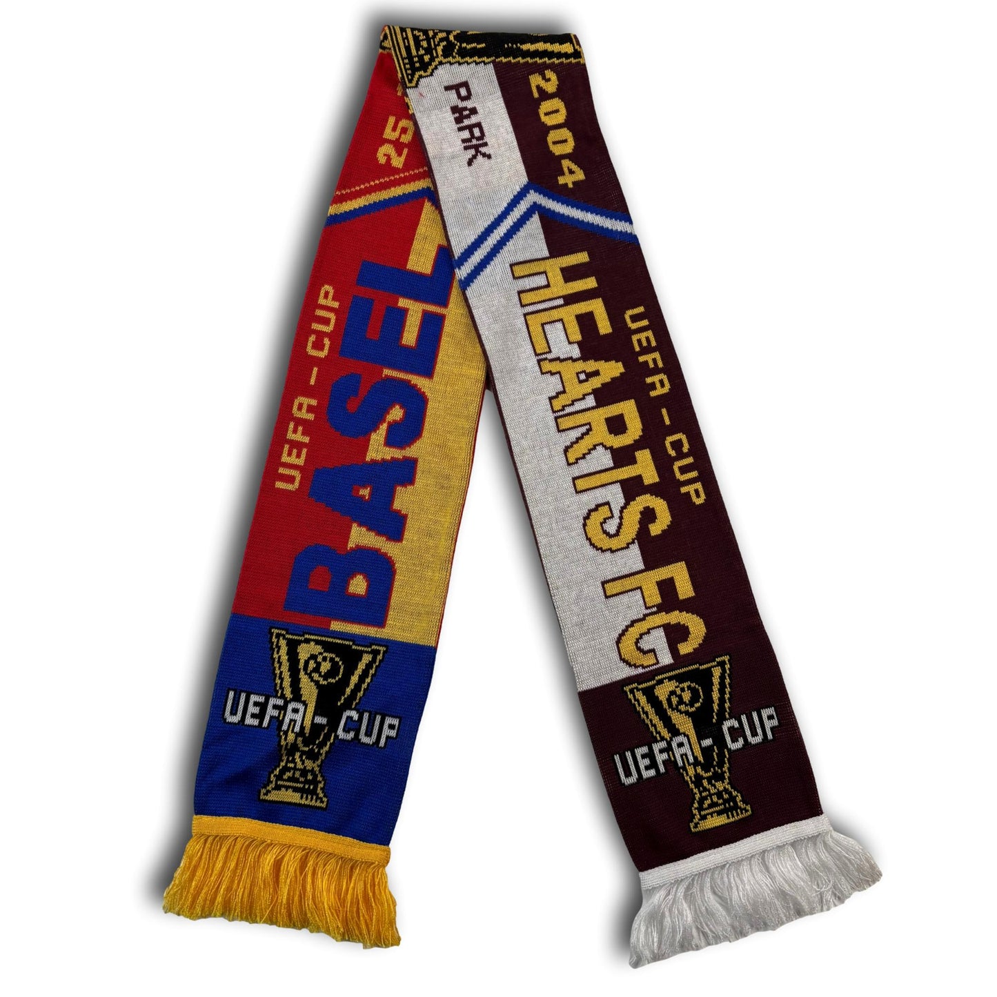 FC Basel / Heart of Midlothian FC - UEFA Cup 2004 - fans scarf