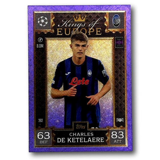 Topps Match Attax 2024/25 - Kings of Europe - Charles De Ketelaere