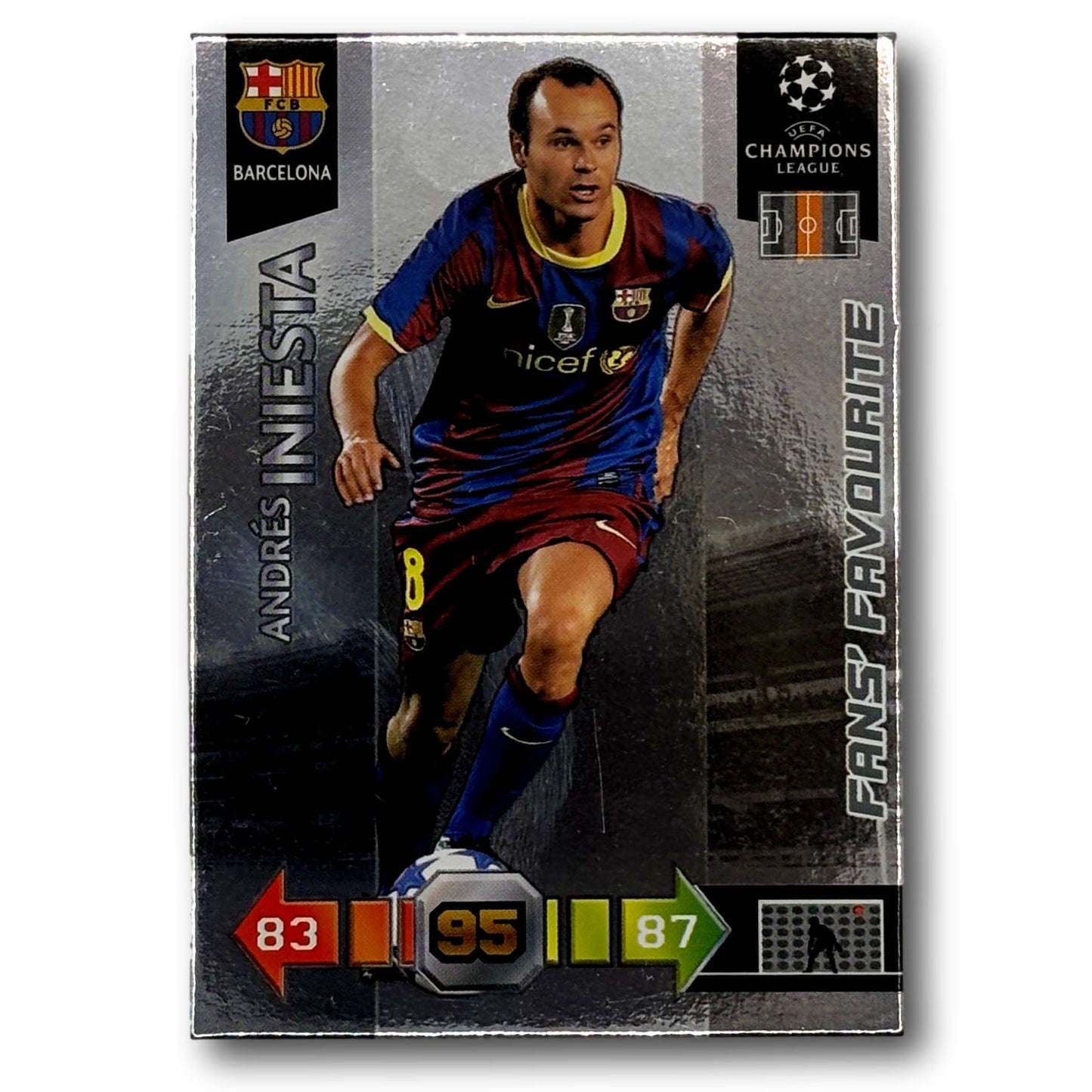 Adrenalyn Champions League 2010/11 - Fans' Favorite - Andrés Iniesta