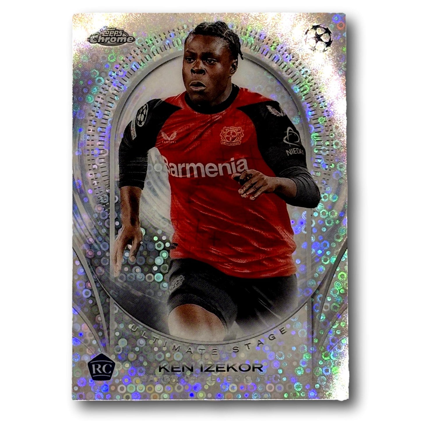 Topps Match Attax Chrome 2024/25 - Ultimate Stage / Rookie Card - Ken Izekor