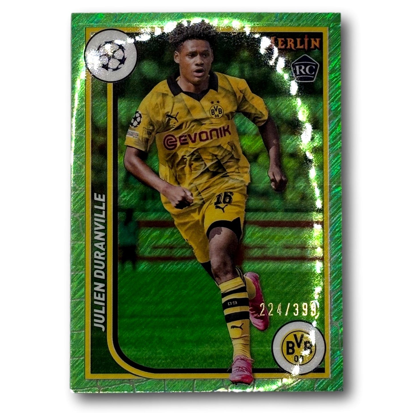 Topps Merlin Chrome 2023/24 - Rookie Card - Julien Duranville - No. 224/399