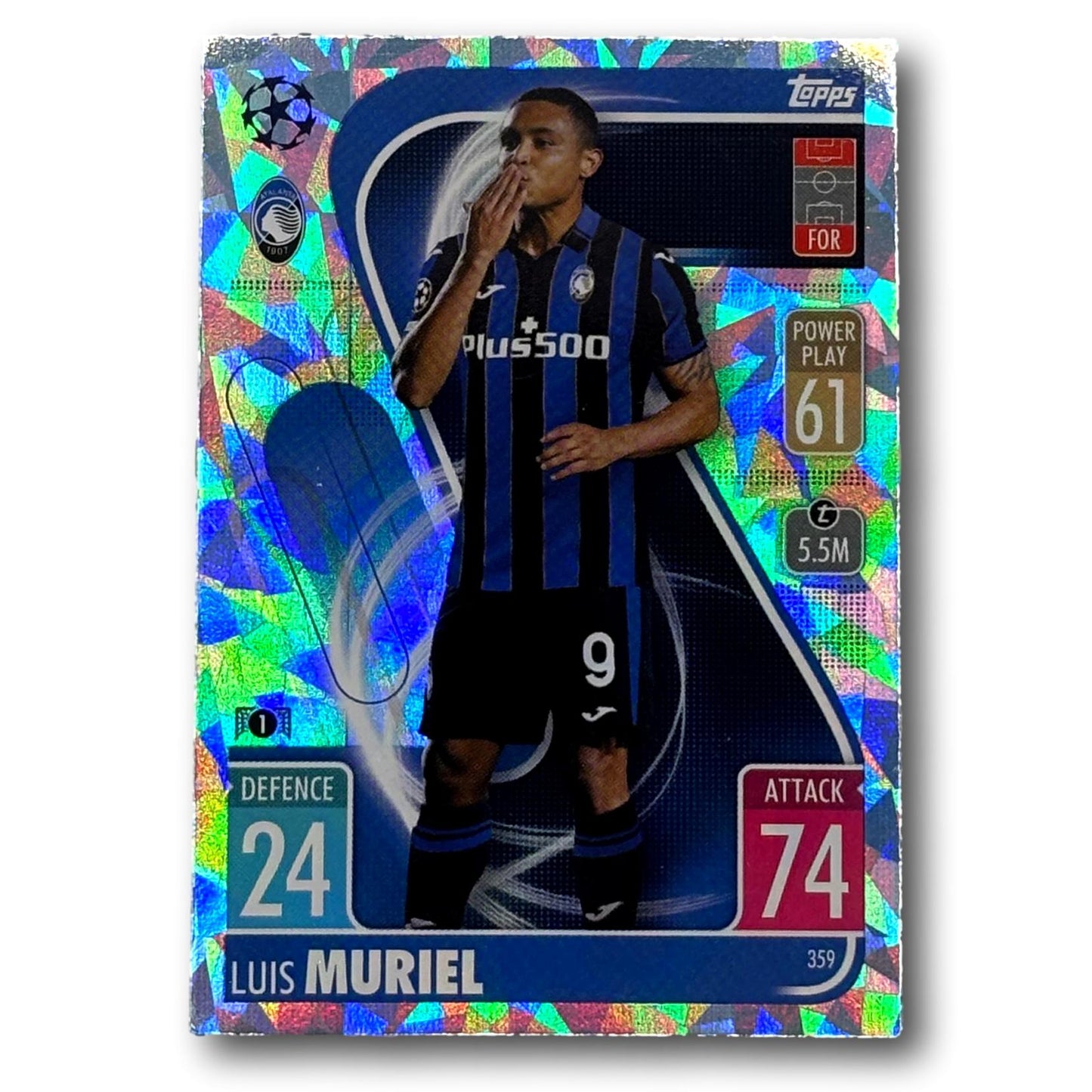 Topps Match Attax 2021/22 - Crystal Parallel - Luis Muriel