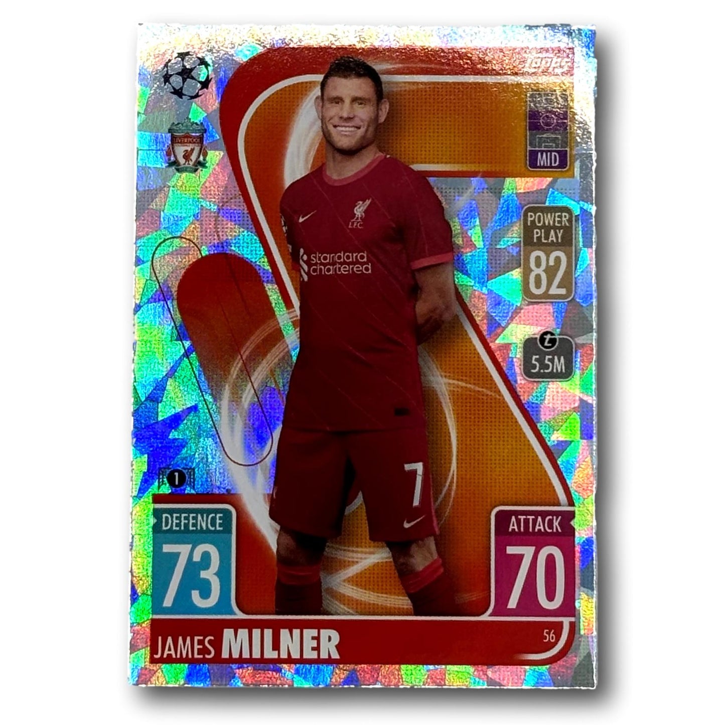 Topps Match Attax 2021/22 - Crystal Parallel - James Milner