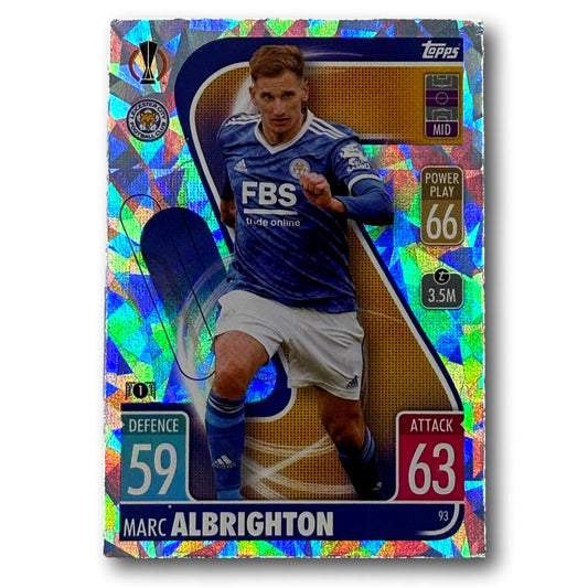 Topps Match Attax 2021/22 - Crystal Parallel - Marc Albrighton