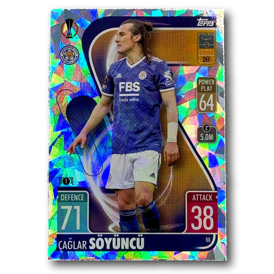 Topps Match Attax 2021/22 - Crystal Parallel - Çaglas Söyüncü