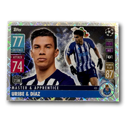 Topps Champions League 2021/2022 - Master &amp; Apprentice - Uribe &amp; Díaz