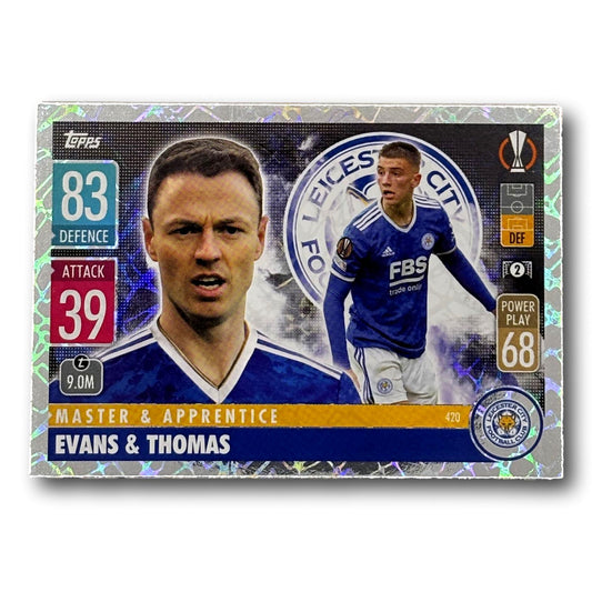 Topps Champions League 2021/2022 - Master &amp; Apprentice - Evans &amp; Thomas