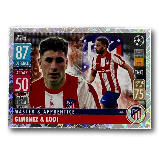 Topps Champions League 2021/2022 - Master &amp; Apprentice - Giménez &amp; Lodi