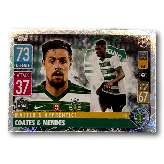 Topps Champions League 2021/2022 - Master &amp; Apprentice - Coates &amp; Mendes