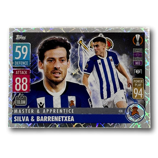 Topps Champions League 2021/2022 - Master &amp; Apprentice - Silva &amp; Barrenetxea