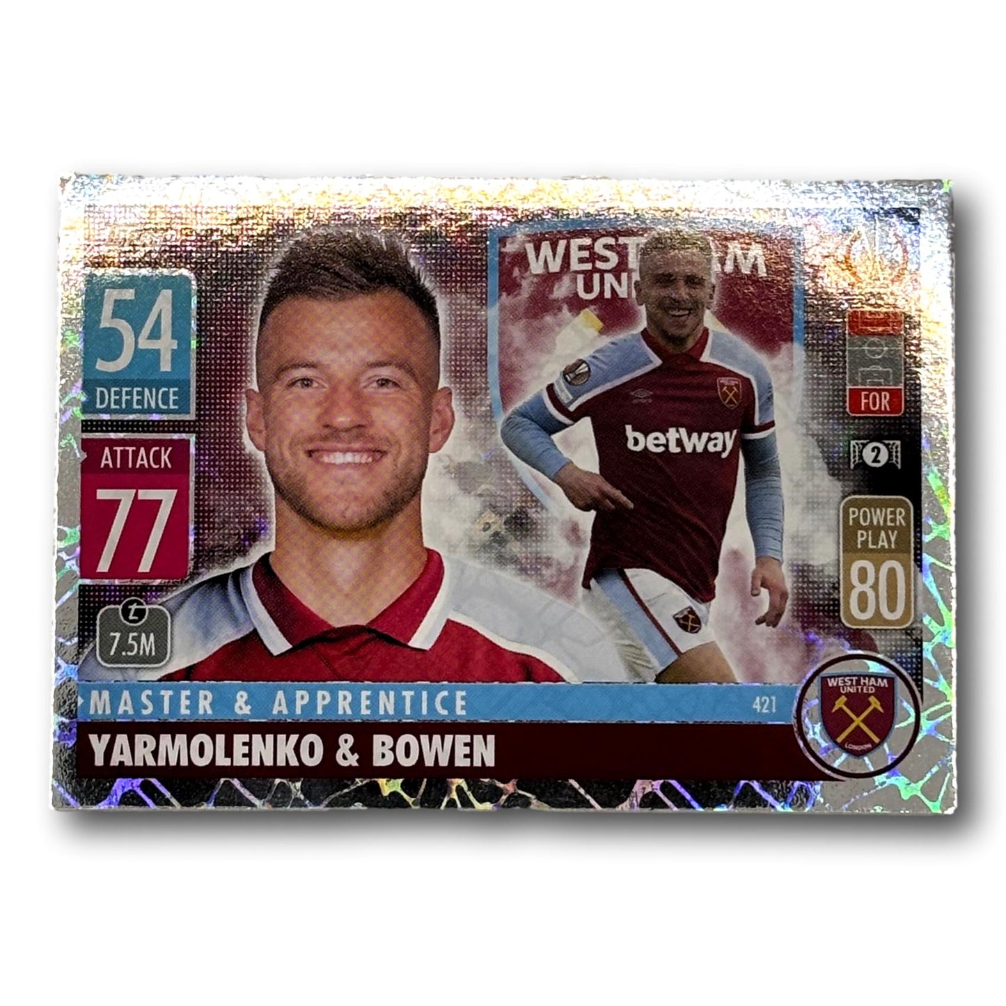 Topps Champions League 2021/2022 - Master &amp; Apprentice - Yarmolenko &amp; Bowen