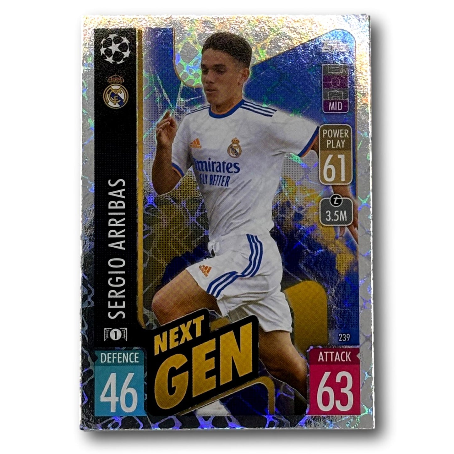 Topps Match Attax 2021/22 - Next Gen - Sergio Arribas