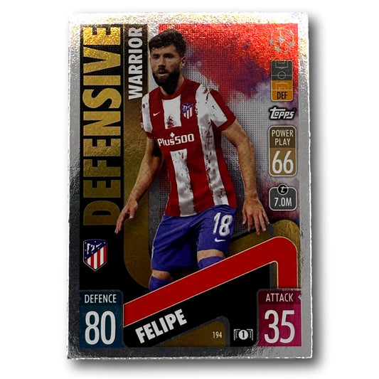 Topps Match Attax 2021/22 - Defensive Warrior - Felipe