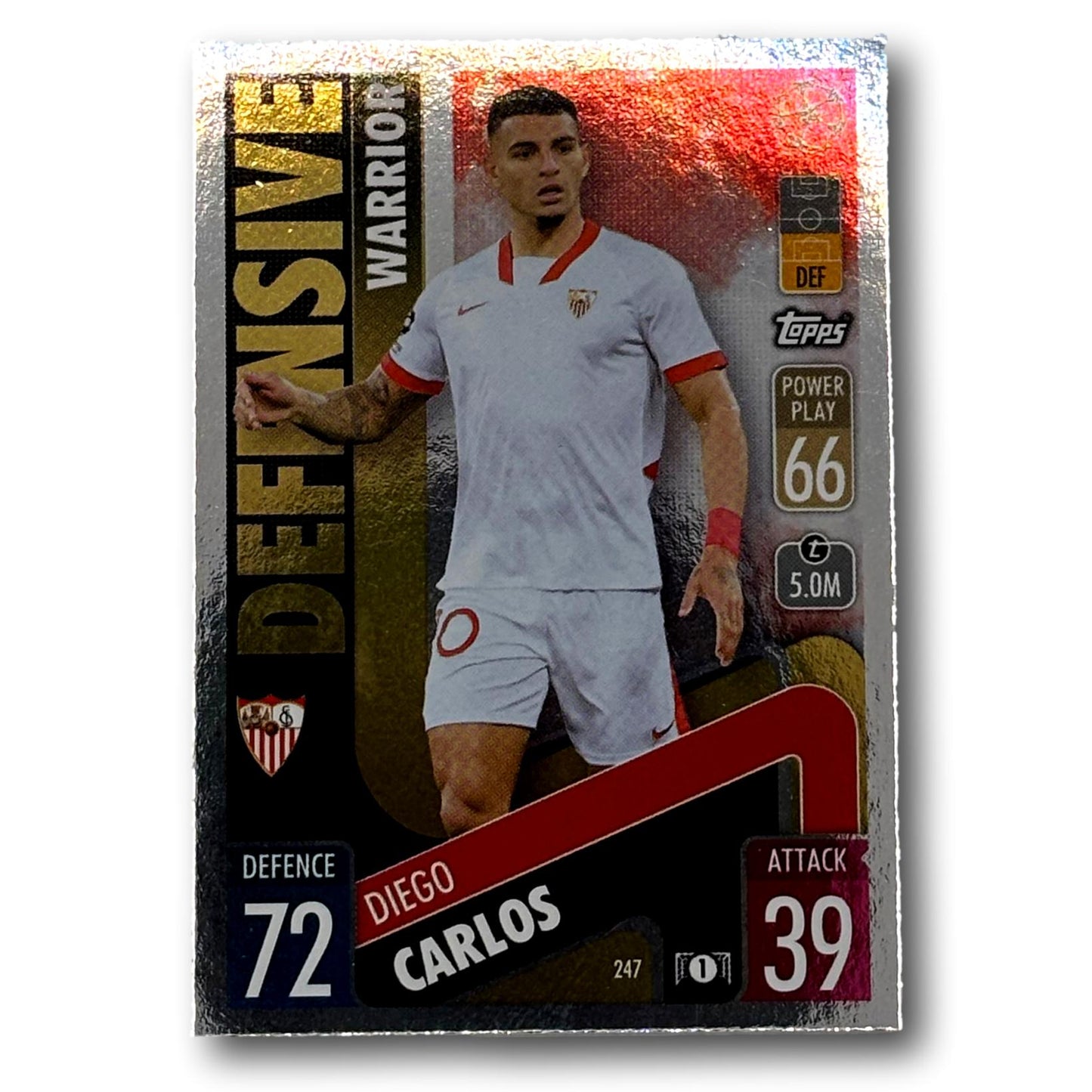 Topps Match Attax 2021/22 - Guerrier défensif - Diego Carlos