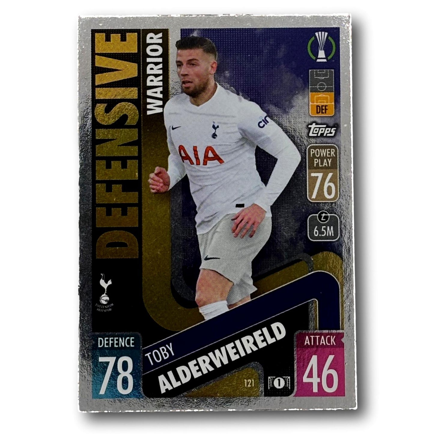 Topps Match Attax 2021/22 - Defensive Warrior - Toby Alderweireld