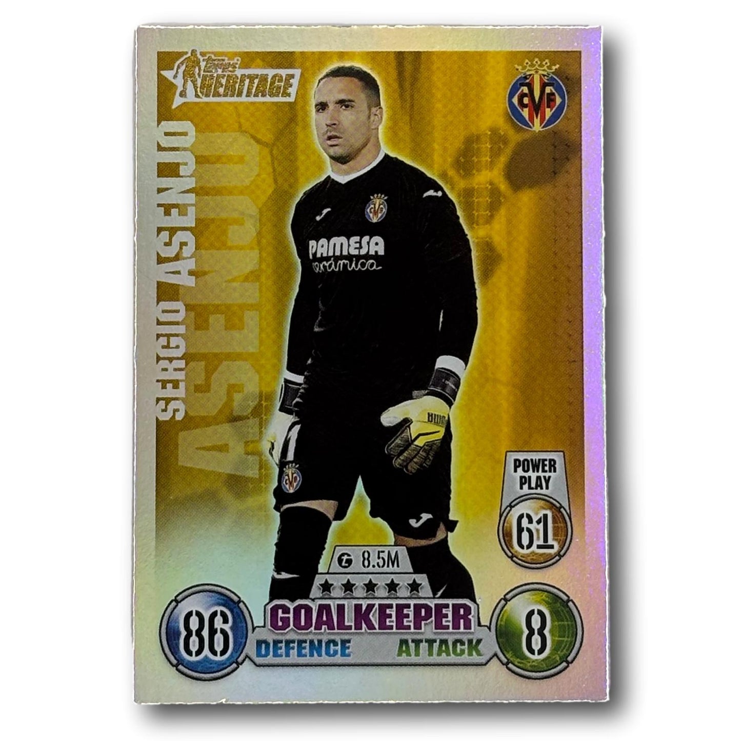 Topps Match Attax 2021/22 Heritage - Goalkeeper - Sergio Asenjo