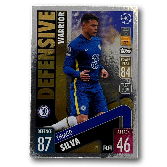 Topps Match Attax 2021/22 - Defensive Warrior - Thiago Silva