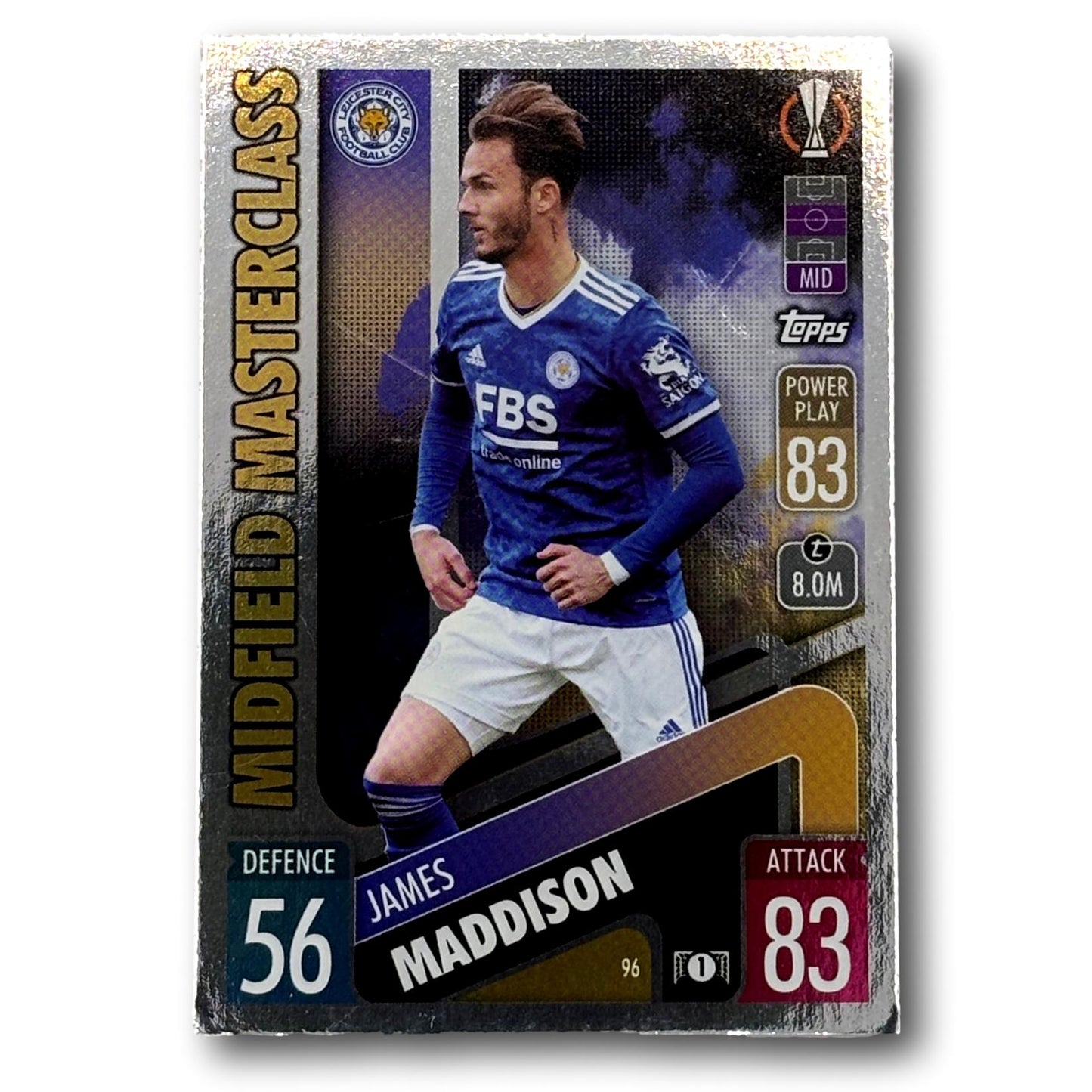 Topps Match Attax 2021/22 - Midfield Masterclass - James Maddison