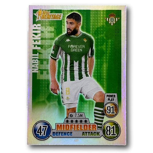 Topps Match Attax 2021/22 Heritage - Midfielder - Nabil Fekir
