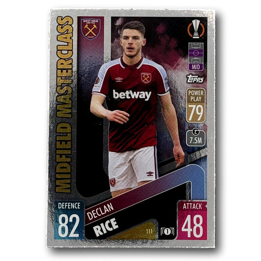 Topps Match Attax 2021/22 - Midfield Masterclass - Declan Rice