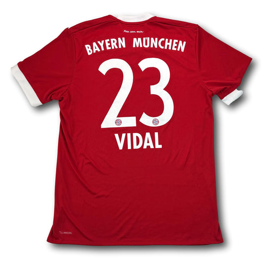 FC Bayern Munich - 2017-18 - Home - M - adidas - Vidal #23