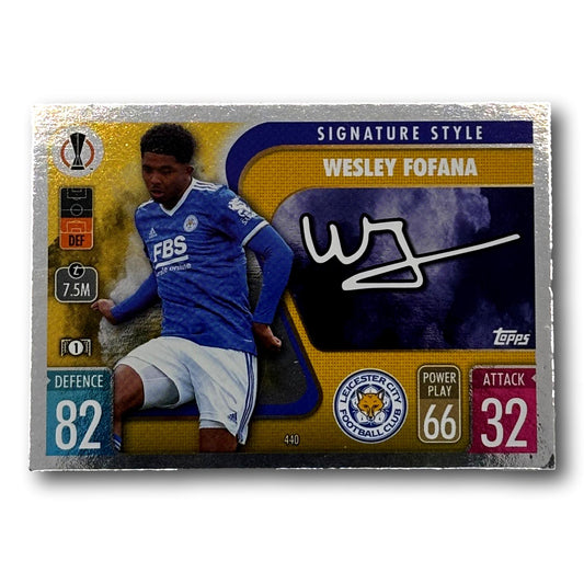 Topps Match Attax 2021/22 - Signature Style - Wesley Fofana