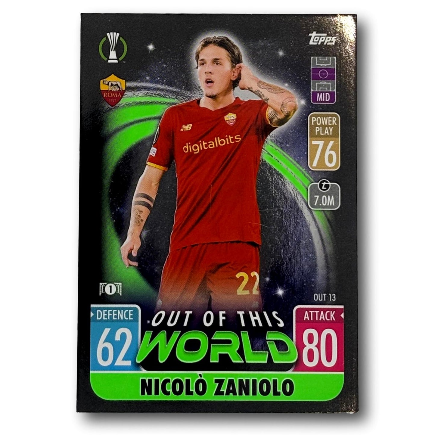 Topps Match Attax 2021/22 - Out of this World - Nicolò Zaniolo