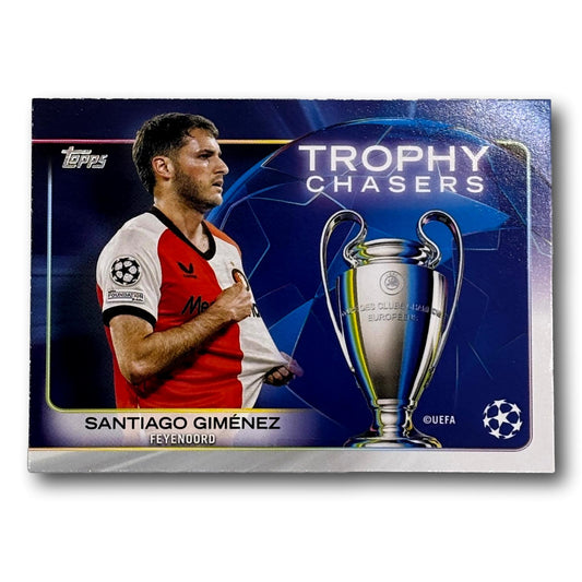Topps UEFA Flagship 2024/25 - Trophy Chasers - Santiago Giménez