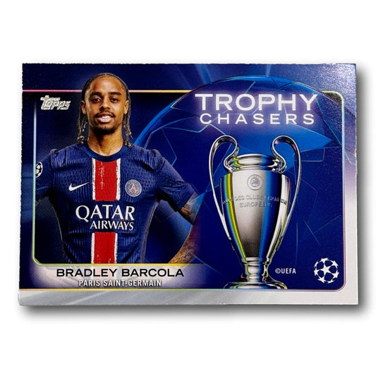 Topps UEFA Flagship 2024/25 - Trophy Chasers - Bradley Barcola